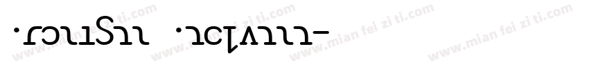 Garnison BoldMono字体转换